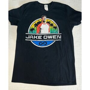 Jake Owen Days‎ of Gold Tour T-Shirt Mens Medium Black Concert Tee
